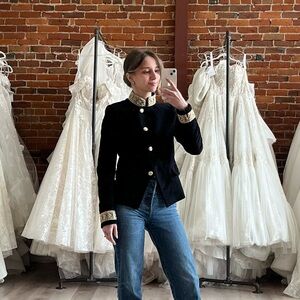 ZARA military blazer black blazer